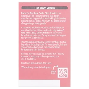 (PRE ORDER) Nature's Way Beauty Hair Scalp Skin & Nails 60 Tablets shelf life 2yrs